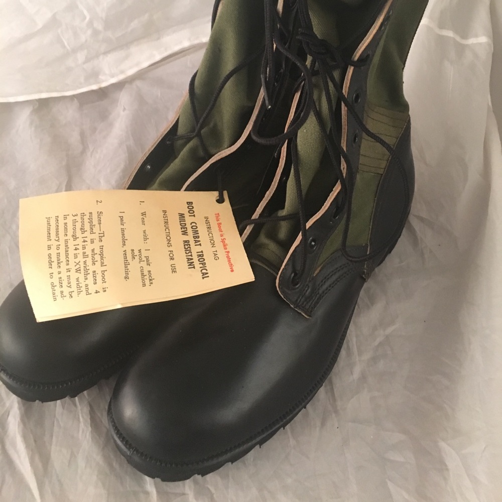 1967 Vietnam War army combat military boots sz 11N